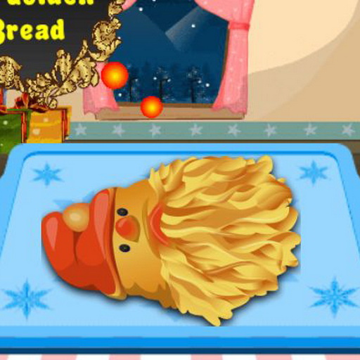 Cooking Golden Santa Bread